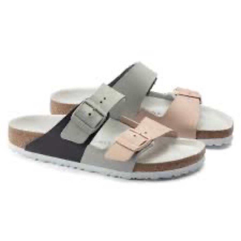 Birkenstock Arizona Split Mineral/Light Rose NEW